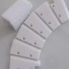 Conjunto de 6 lâminas raspadoras para máquina de sorvete DS6em fundo branco